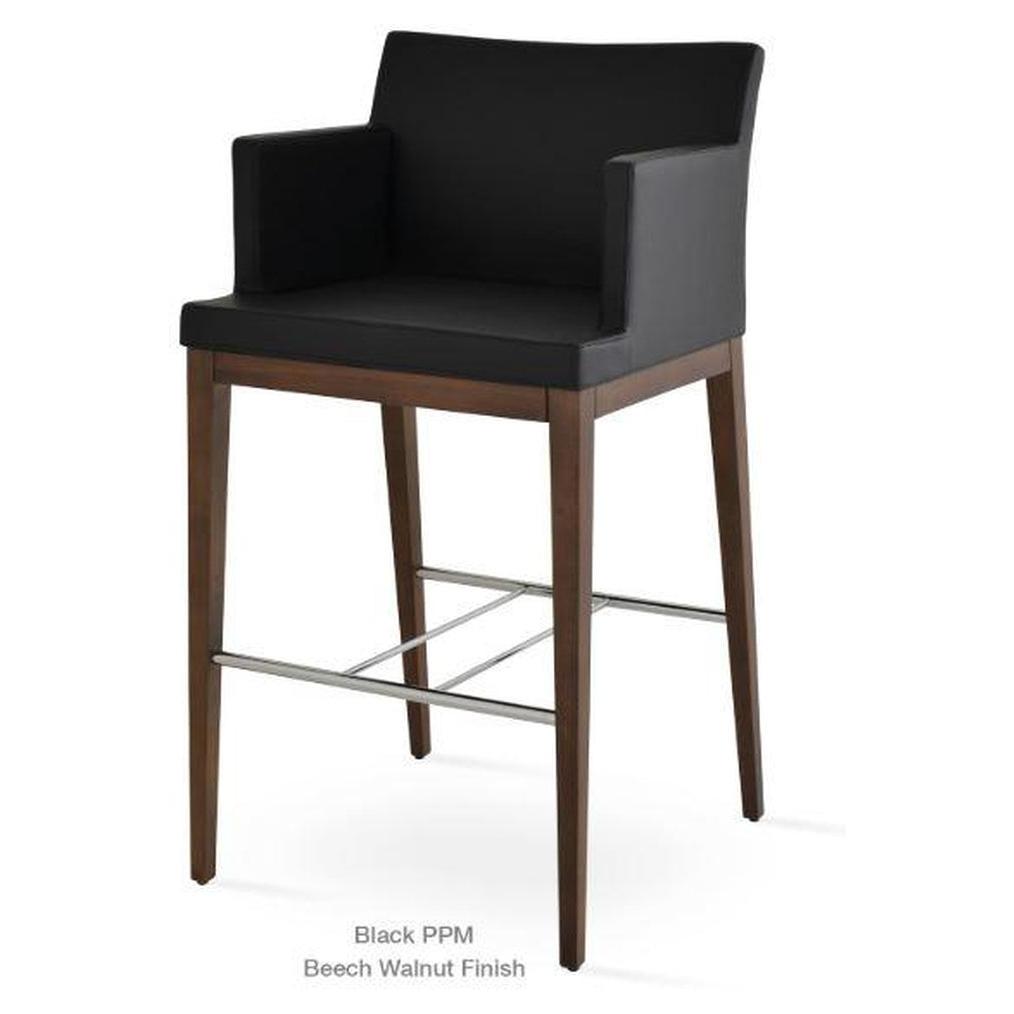 Tabouret hauteur comptoir Soho en bois