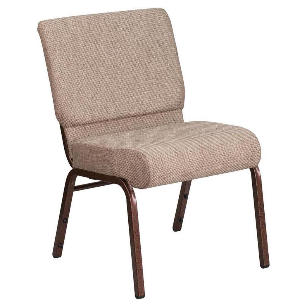 Chaise d’église empilable TITAN largeur 53 cm, structure copper vein