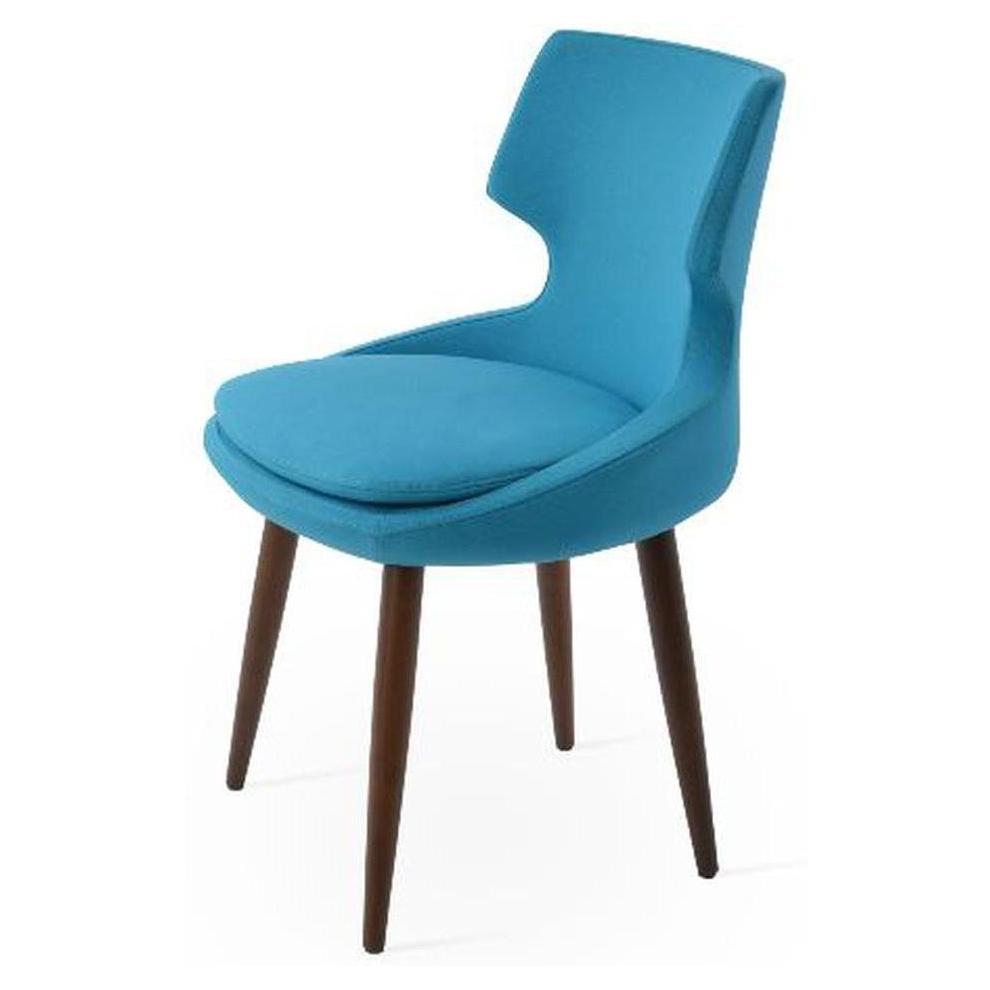 Lounge Chair MICHOKA with wooden base