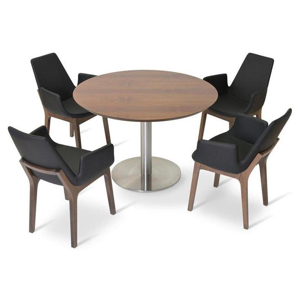 Fauteuil VILETTEX avec accoudoirs en bois