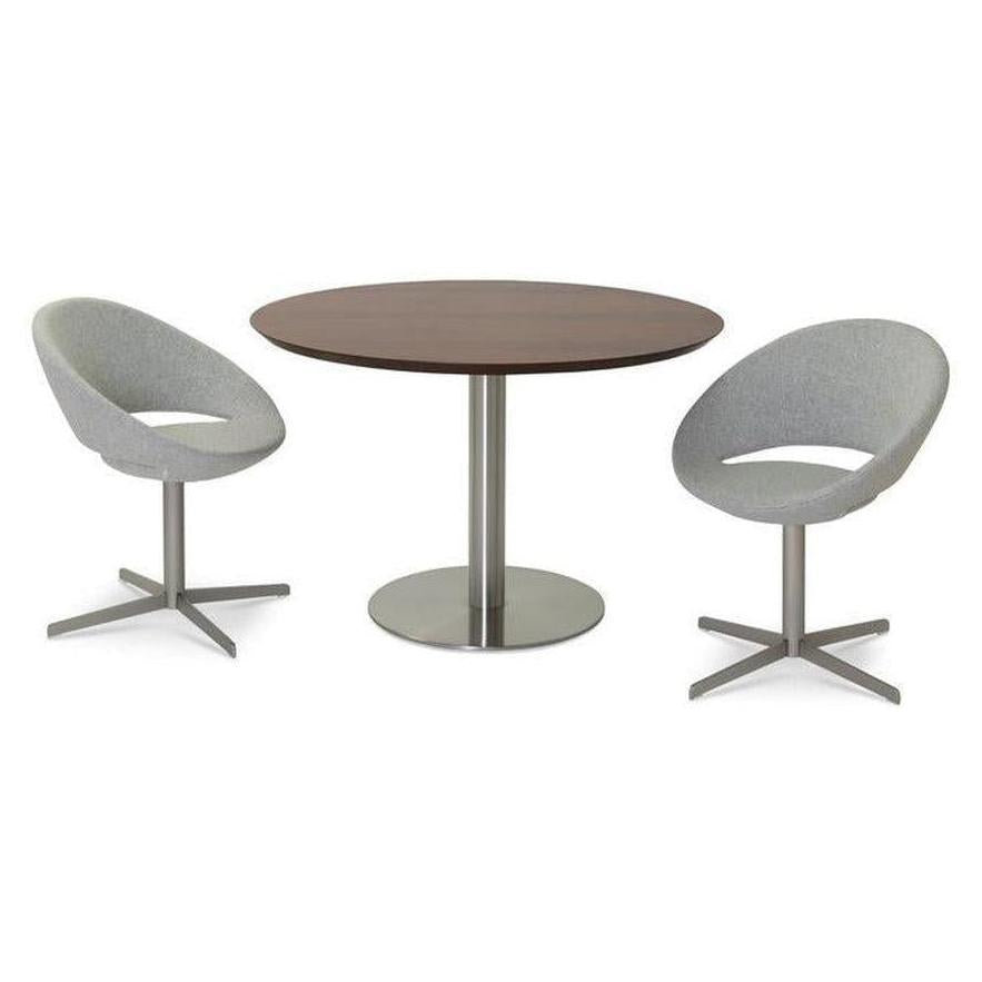 Chaise Crescent con base de 4 ramas