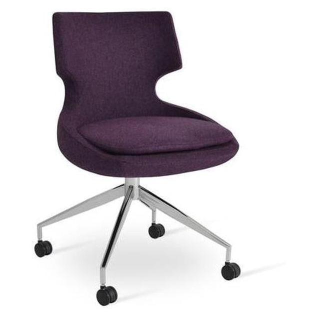Chaise MICHOKA Spider with casters