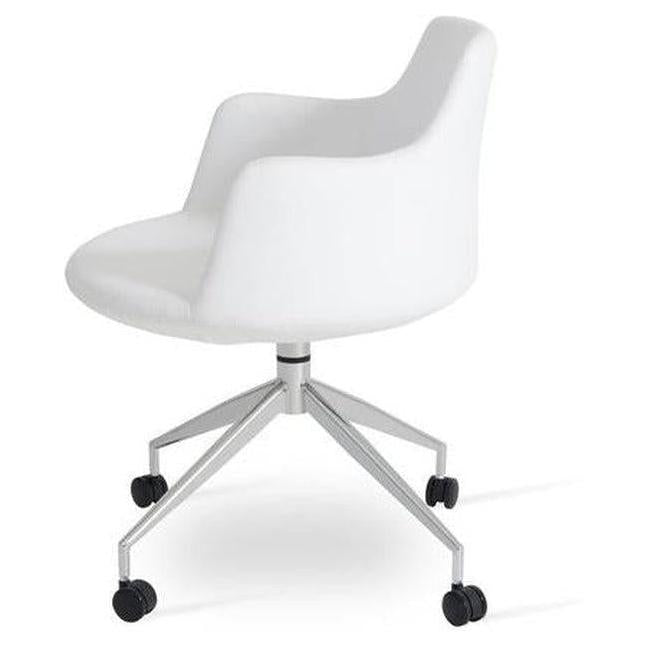 Chaise CONSTANCE Spider avec roulettes