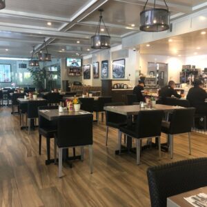 Padded Stainless Steel Lounge Chair