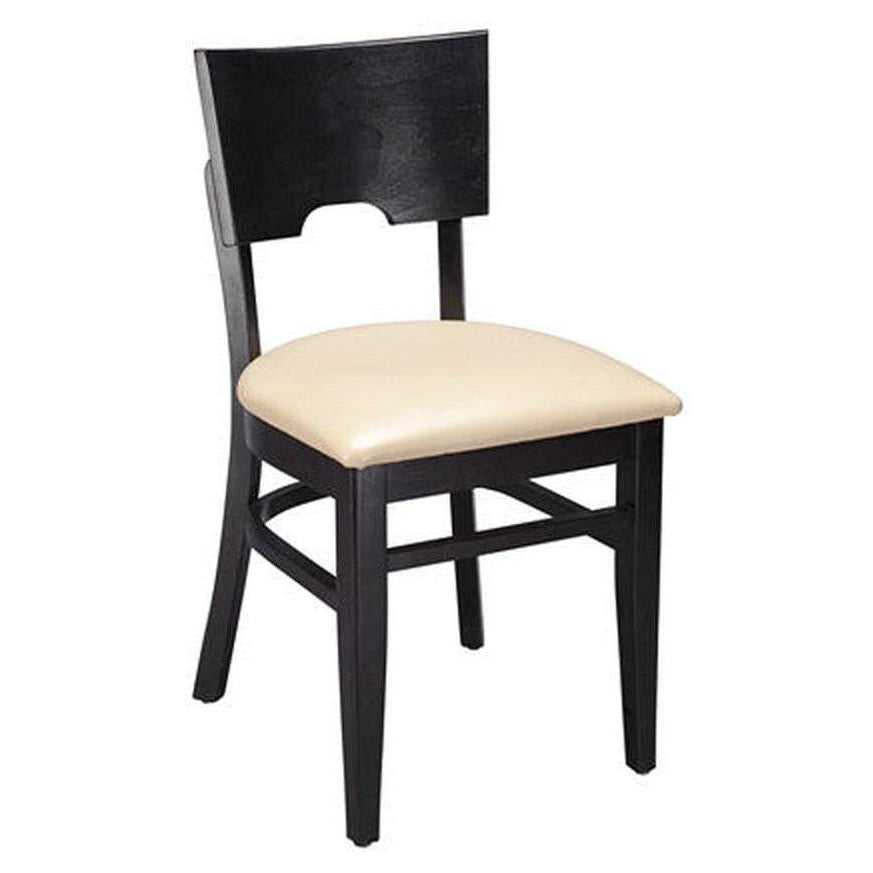 Chaise de haya europea con respaldo de diseño moderno a medida