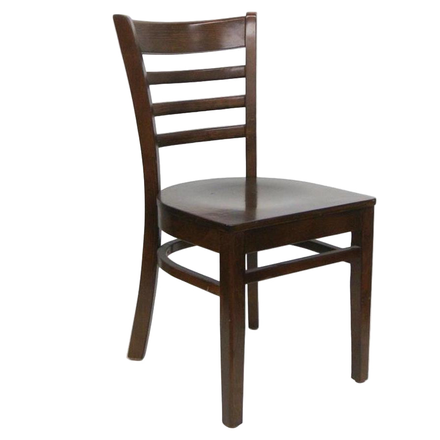 Chaise de haya europea tapizada con respaldo de escalera a medida