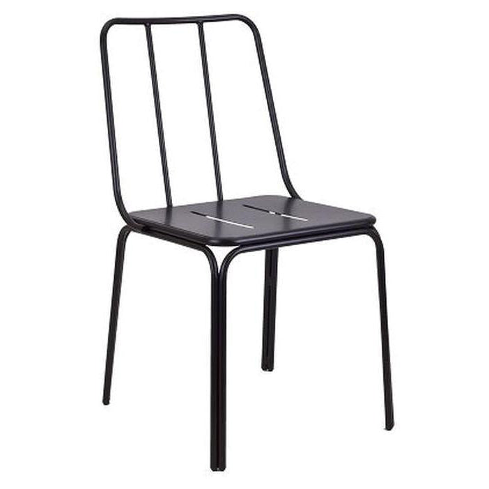 Chaise exterior Conti de metal