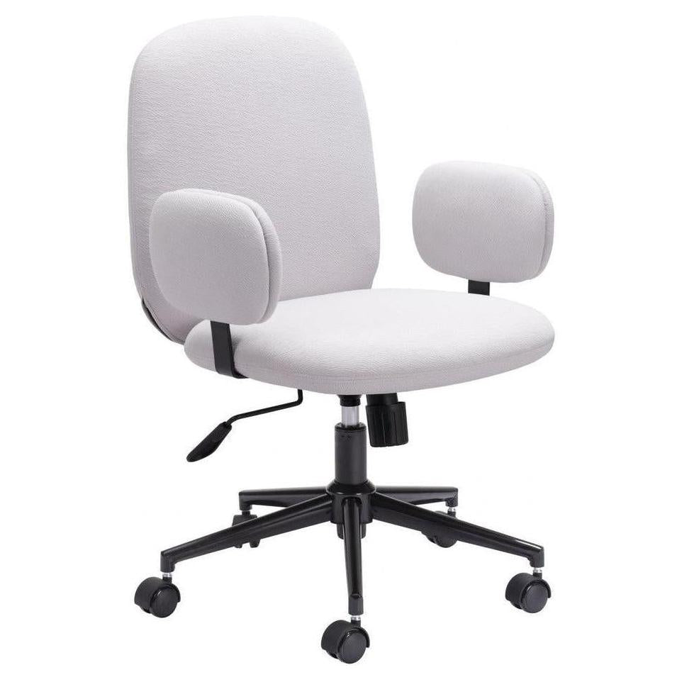 Chaise de bureau Letiz – Assise tapissée