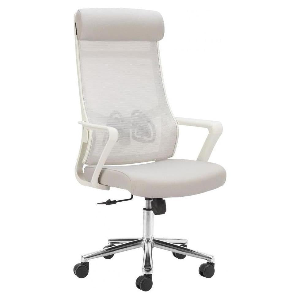 Office chair Pretoni - Light gray high backrest