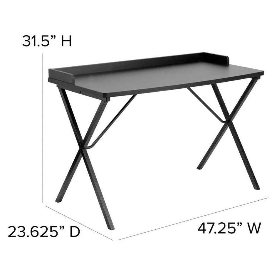 Computer desks CLAUDIErains with back edge
