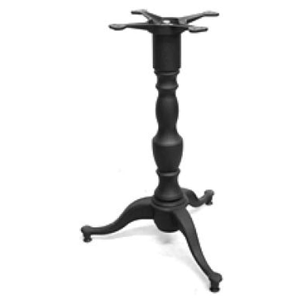 Black 3-branch decorative table base
