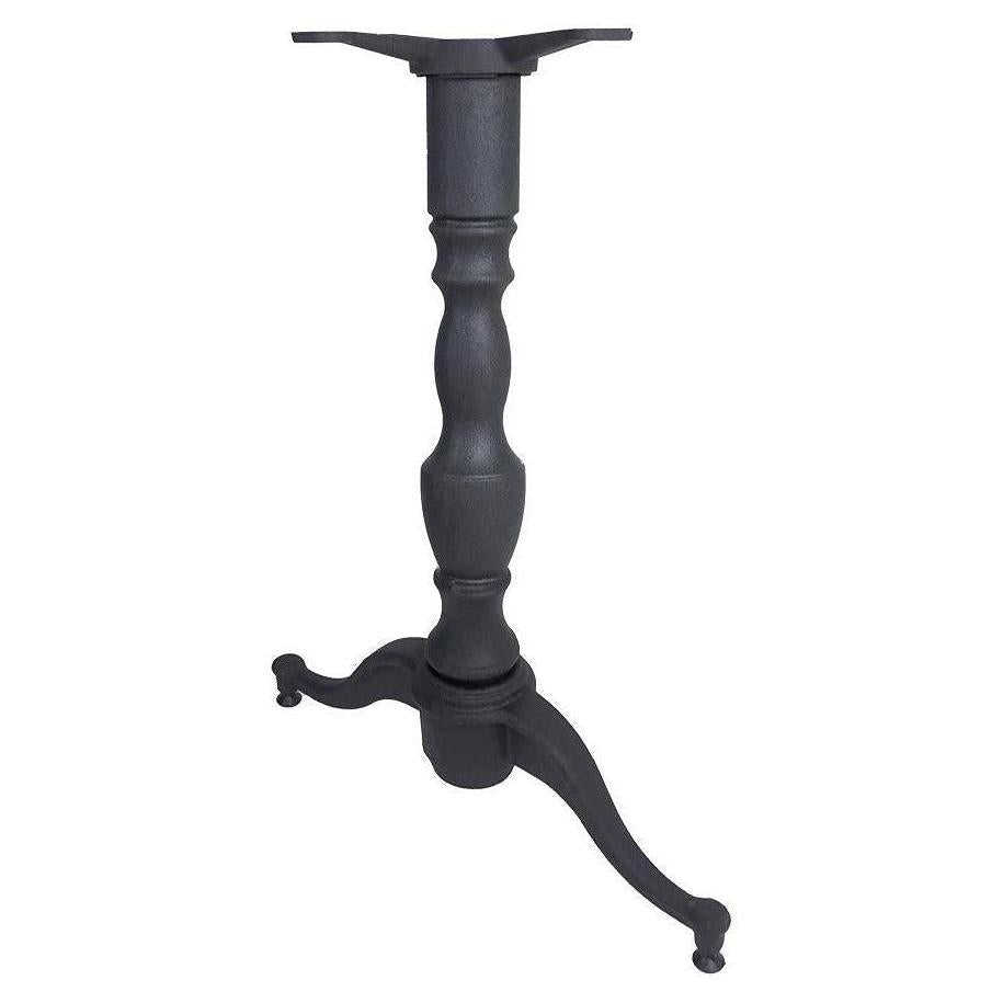 Decorative cast iron table base