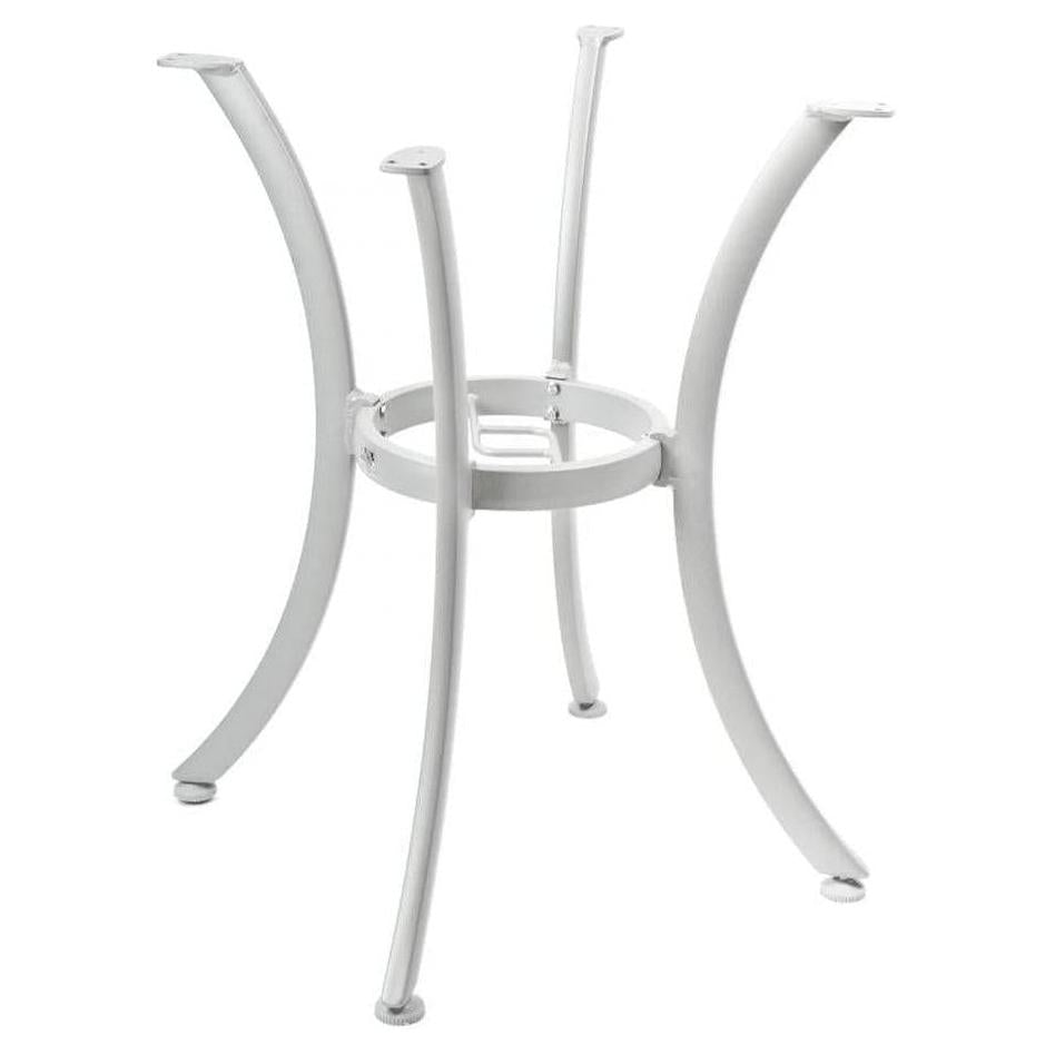 Base de mesa exterior de aluminio con cajón de altura para comedor