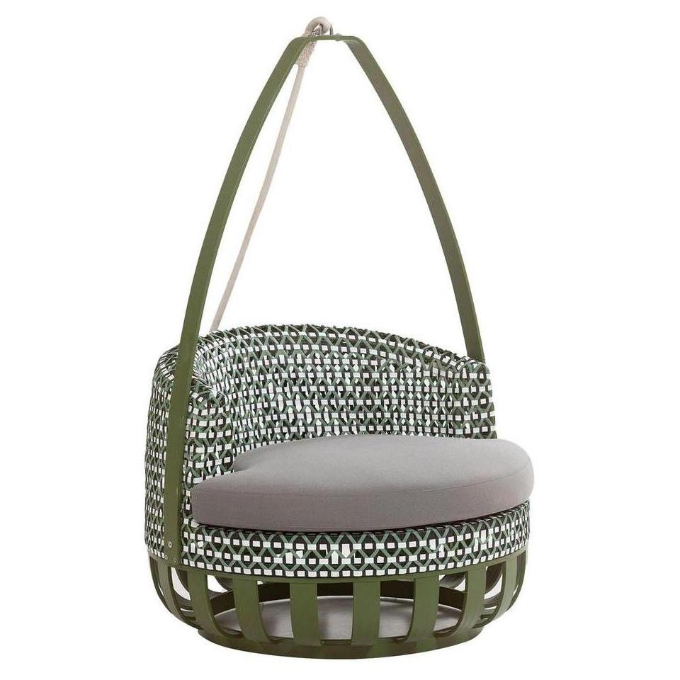 Hanging wicker armchair CANARIAS