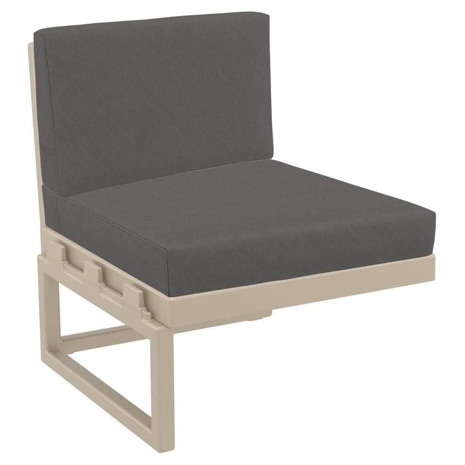 Extension module YONA with acrylic fabric cushion