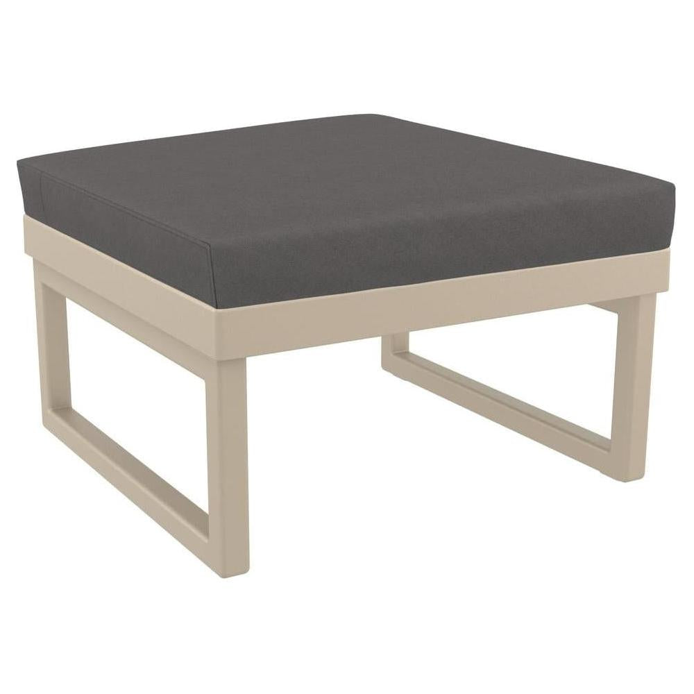 Pouf YONA with acrylic fabric cushion