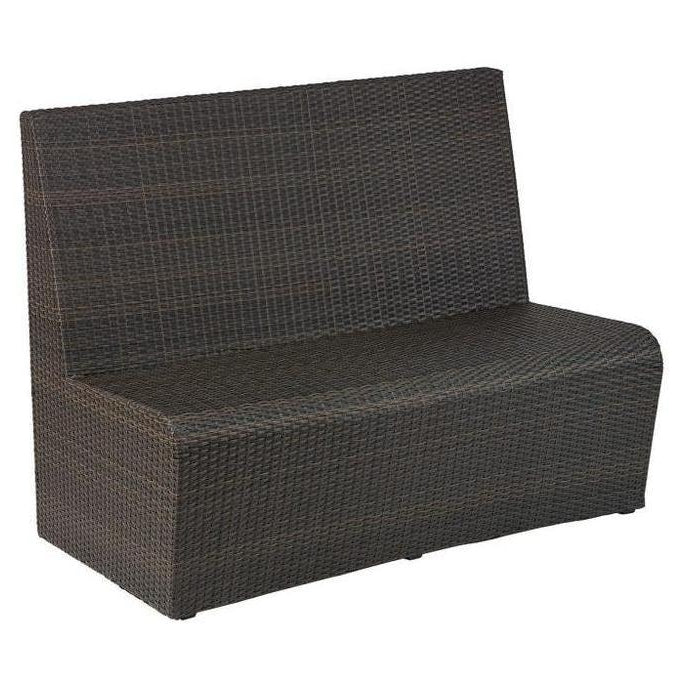 Banquette BOGATELL BEACH extérieure en résine tressée synthétique