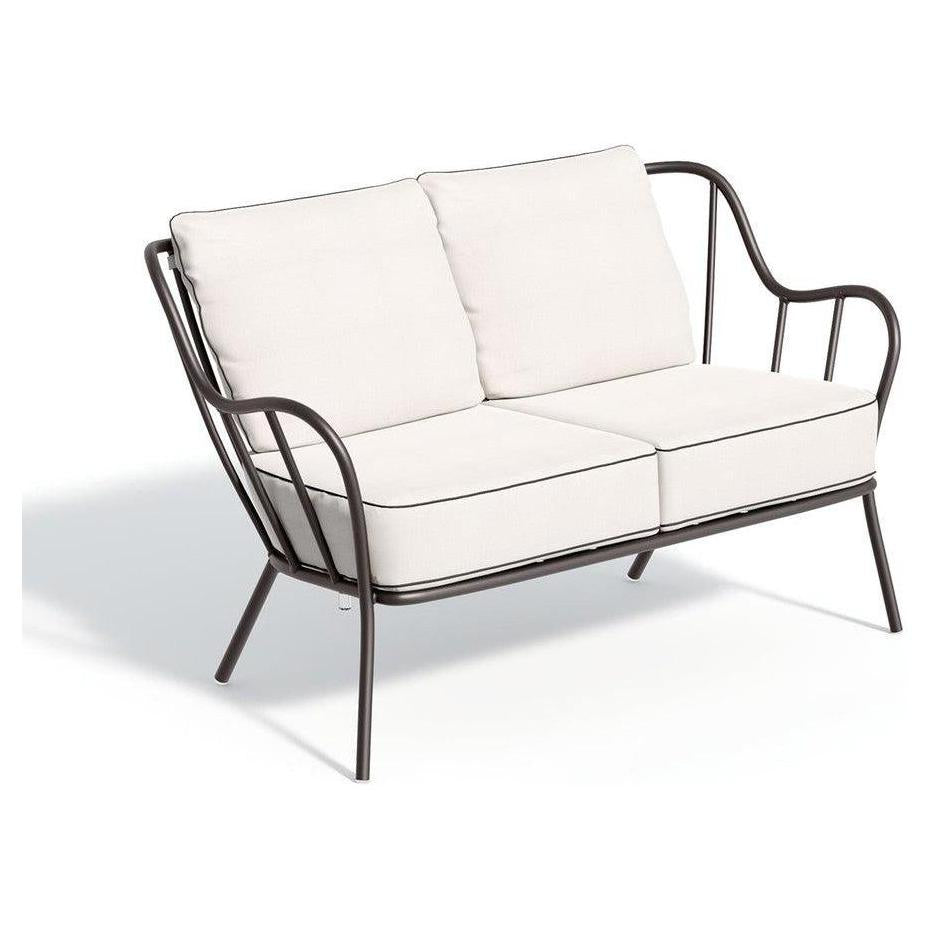 Canapé GAYO deux places avec coussins Sunbrella Bliss Linen