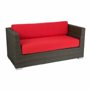 Canapé BOGATELL BEACH extérieur deux places en résine tressée synthétique