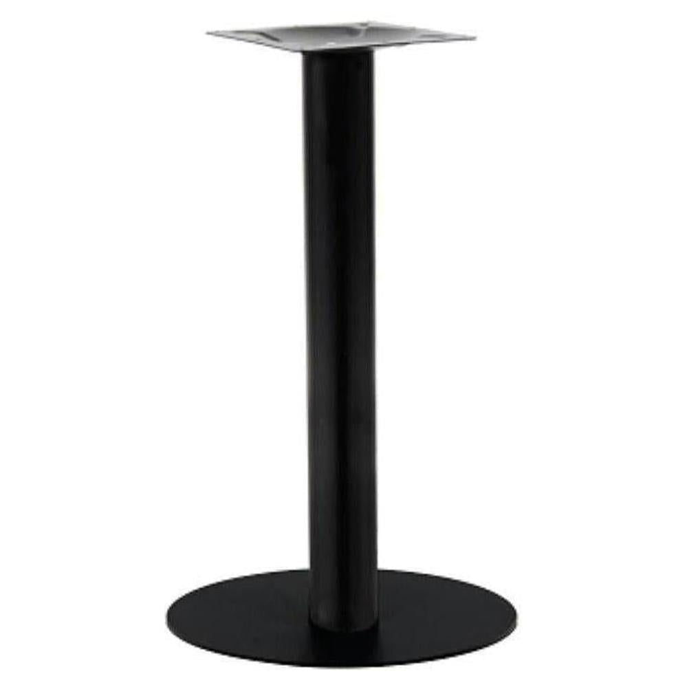 Piètement de table extérieur rond en acier noir Ø20" hauteur bar