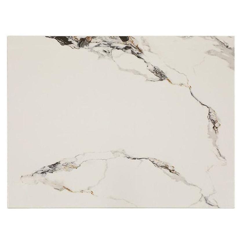 Tabletop in sintered stone with smoky ink color, thickness 2.2 cm