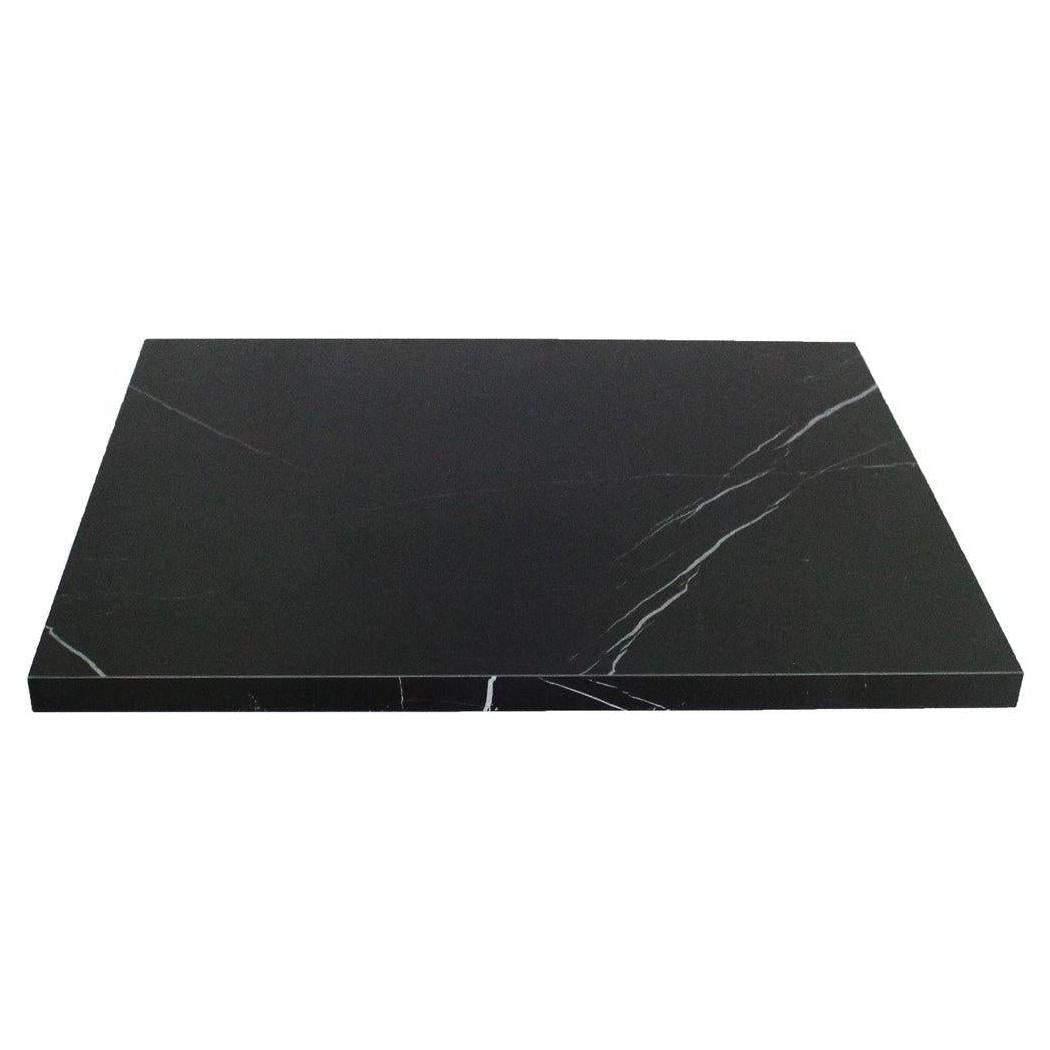 Italian black sintered stone table top