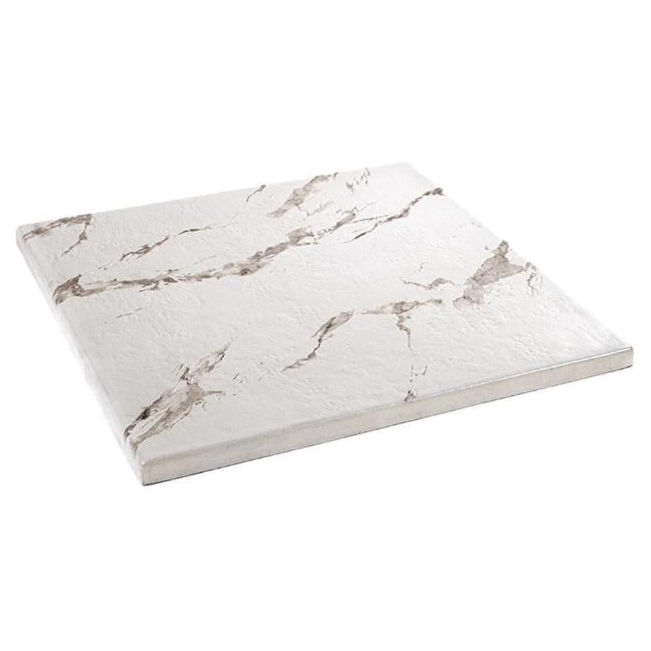 Tabletop resin white marble imitation