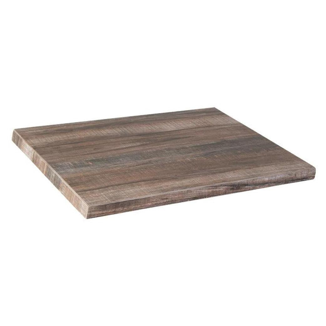 Plateau de table extérieur céramique avec dos aluminium