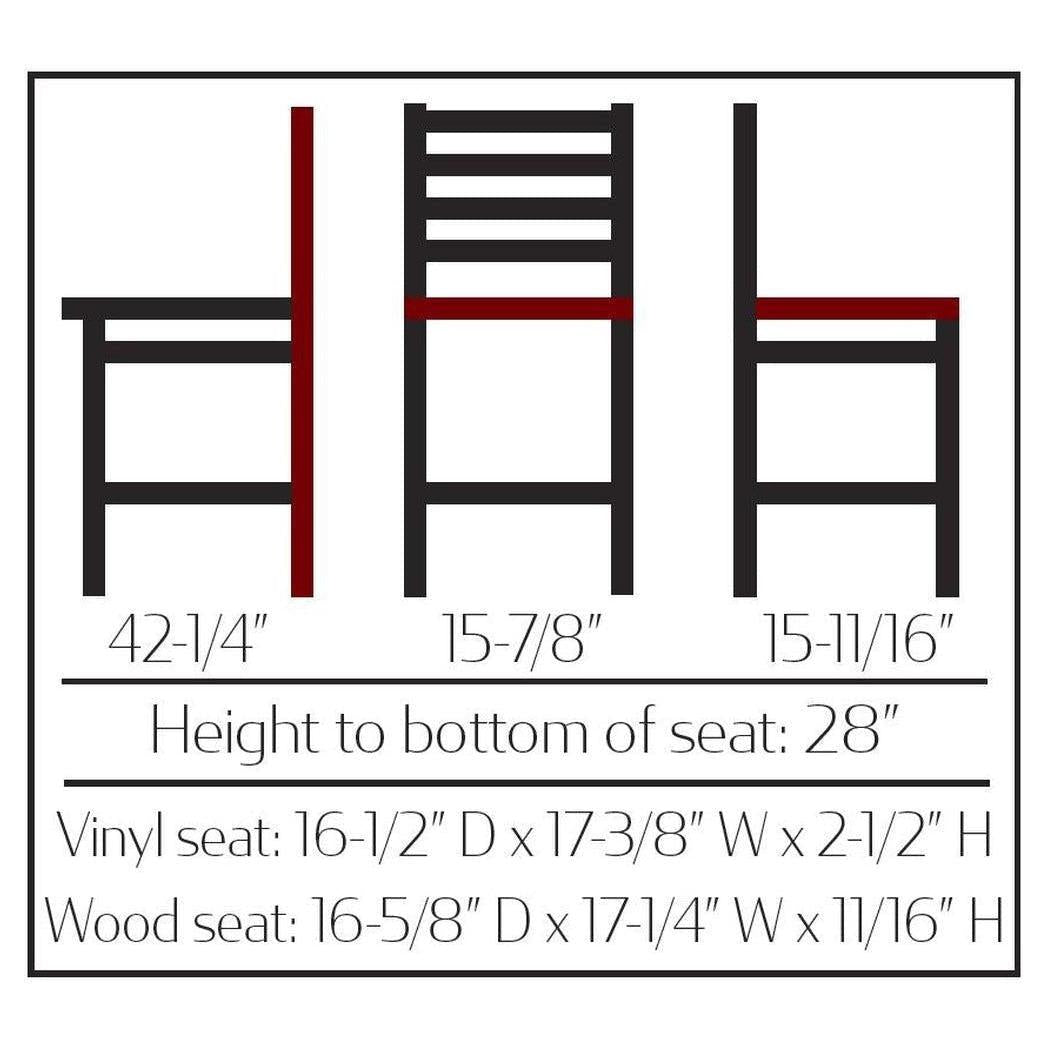 Tabouret de bar extérieur à dossier échelle