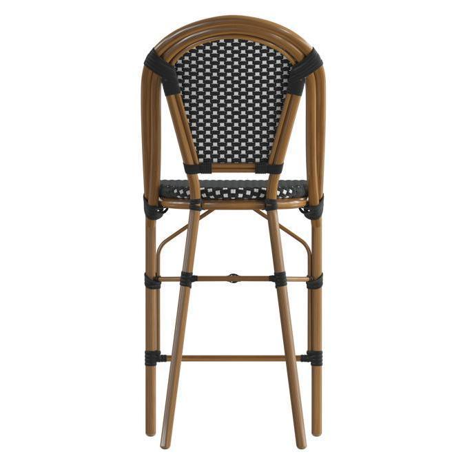 Tabourets empilables hauteur comptoir 61 cm MONTMARTRE TERRASSE style bistrot français