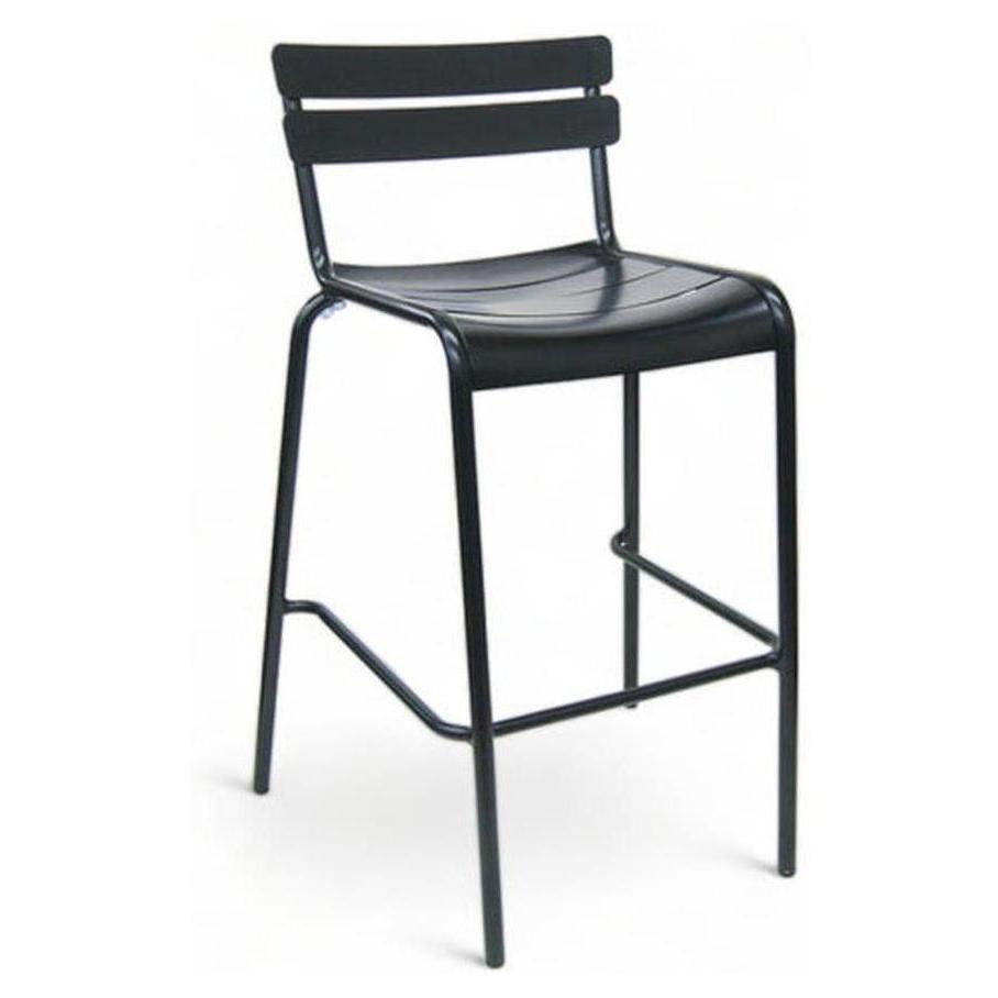 Tabourets de bar extérieurs empilables en aluminium haute résistance