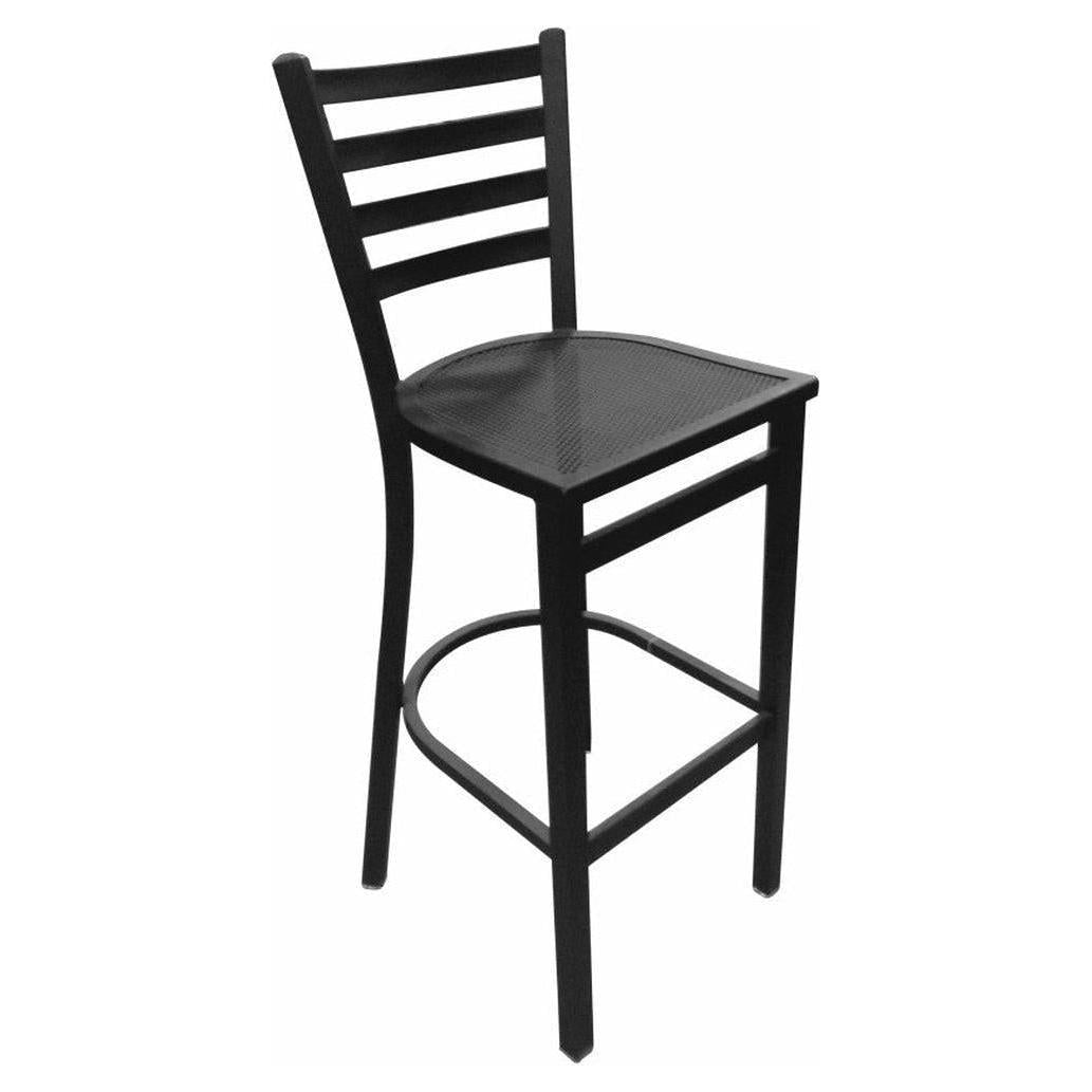 Tabouret de bar extérieur modèle 400 finition noire texturée
