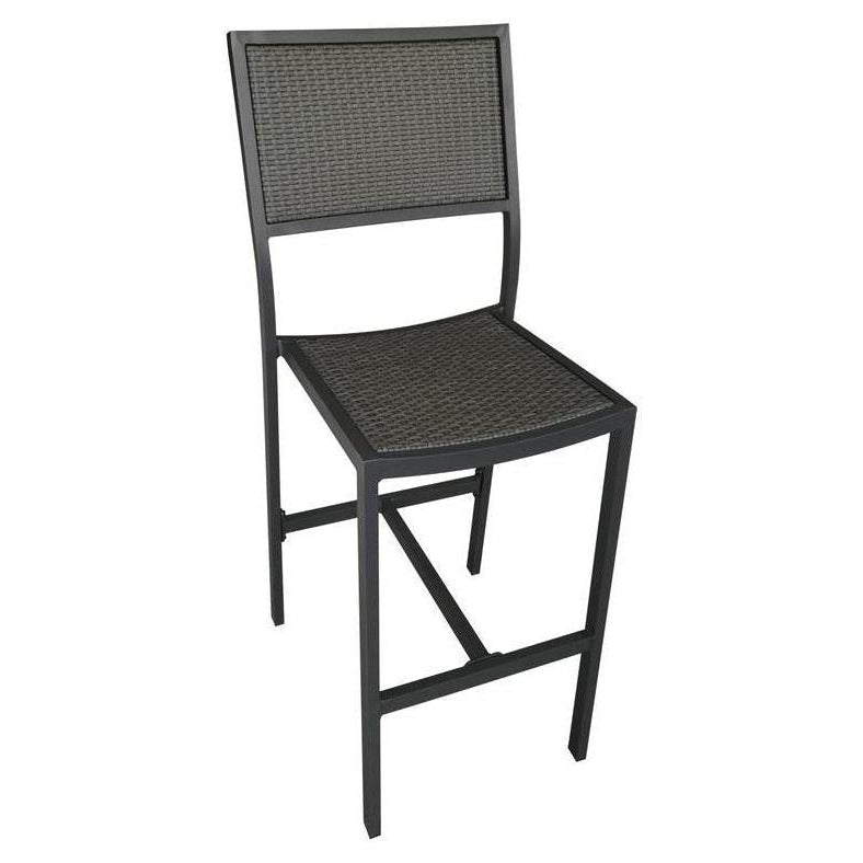 Tabouret de bar extérieur TERRAN avec tressage