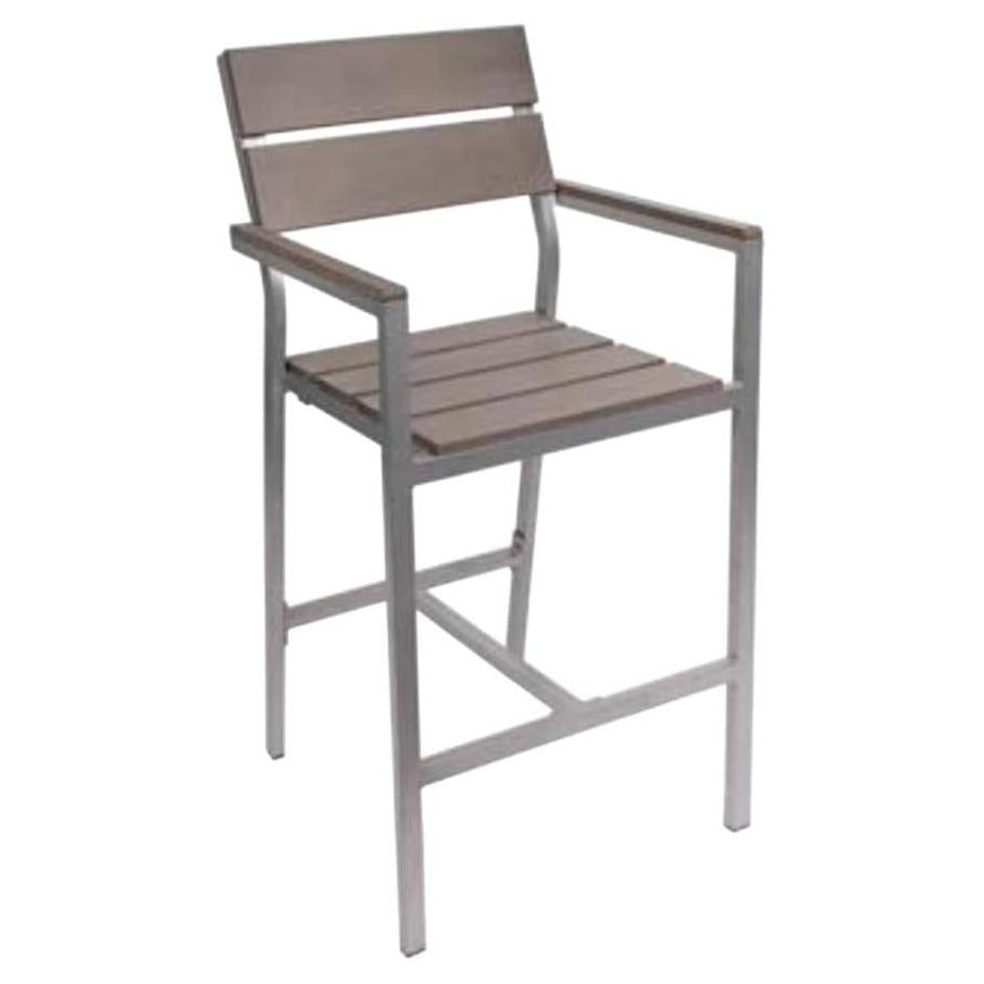 Tabouret de bar extérieur Seaside avec accoudoirs