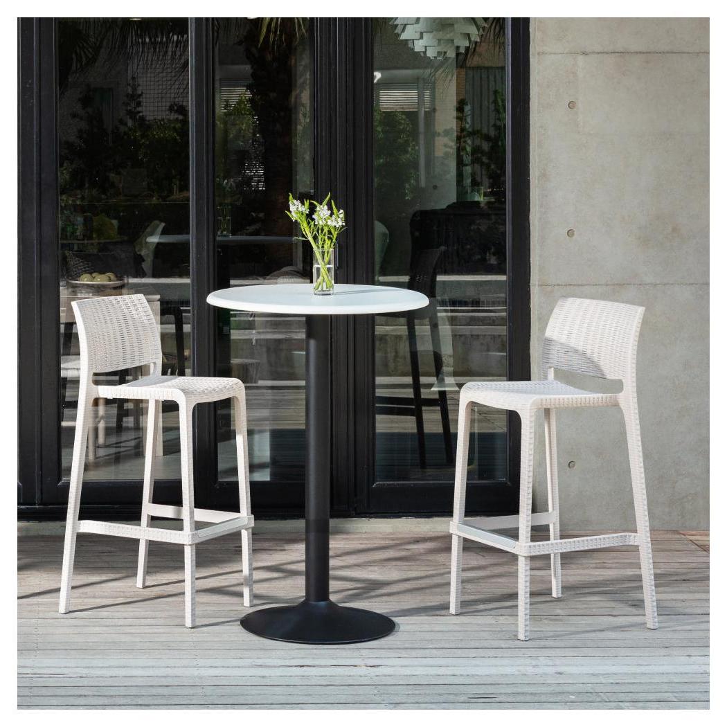 Tabourets de bar extérieurs Rue design moderne