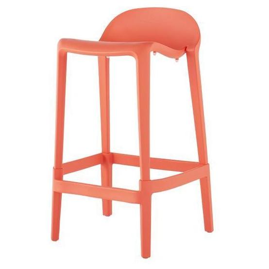 Tabouret extérieur HAPPY hauteur comptoir en résine