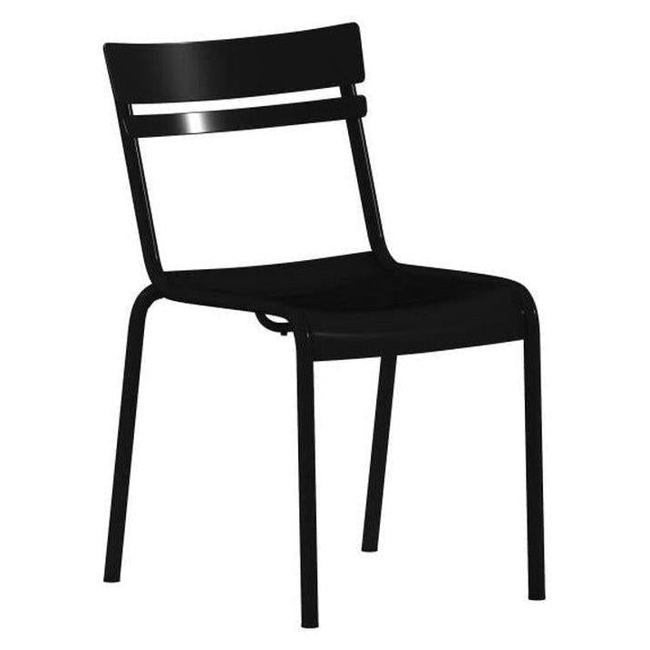 Chaise exterior profesional LYA apilable de acero