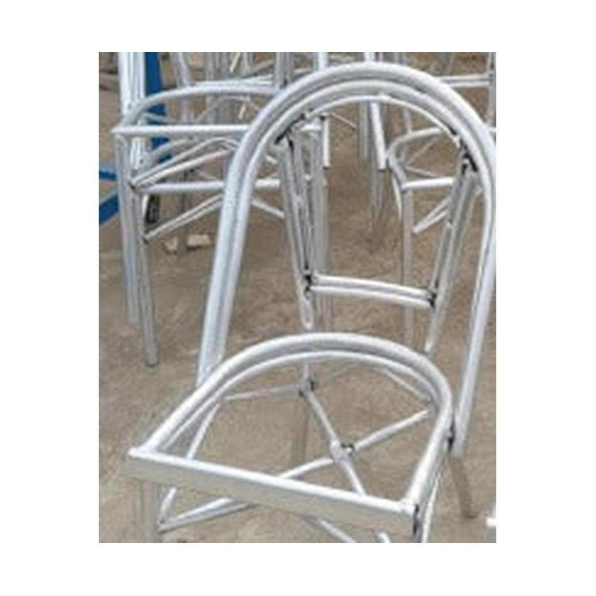 Sillas de comedor al aire libre estilo bistró con tela ToughTex y estructura de aluminio pintada