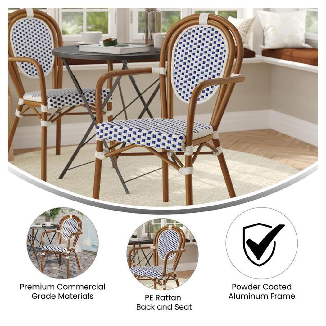 Fauteuil extérieur Lourdes Thonet style bistrot français