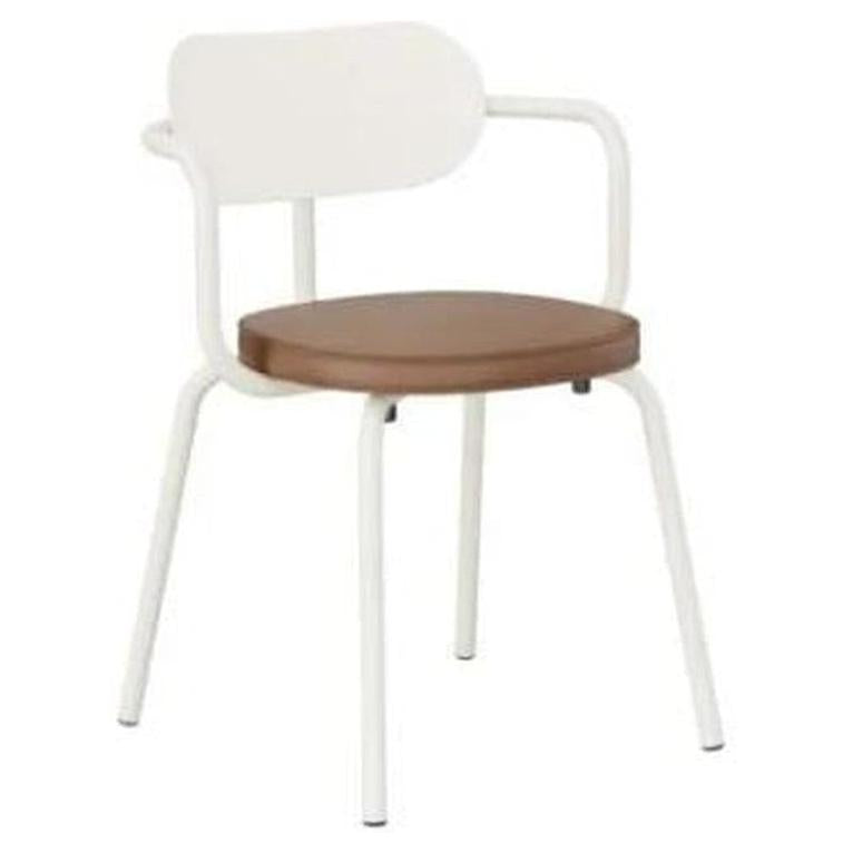 Fauteuil de repas extérieur LICHA empilable en métal