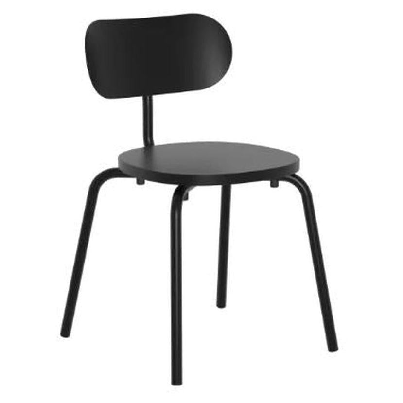 Chaise de repas extérieure LICHA empilable en métal