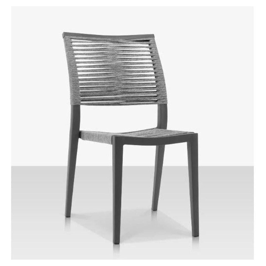 Chaise de repas extérieure AMANDINE sans accoudoirs