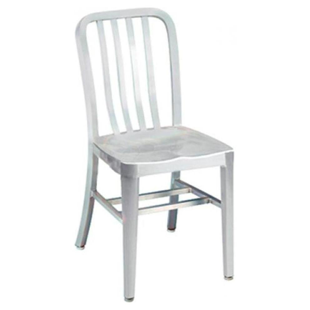 Classic Outdoor Brushed Aluminum Chaise