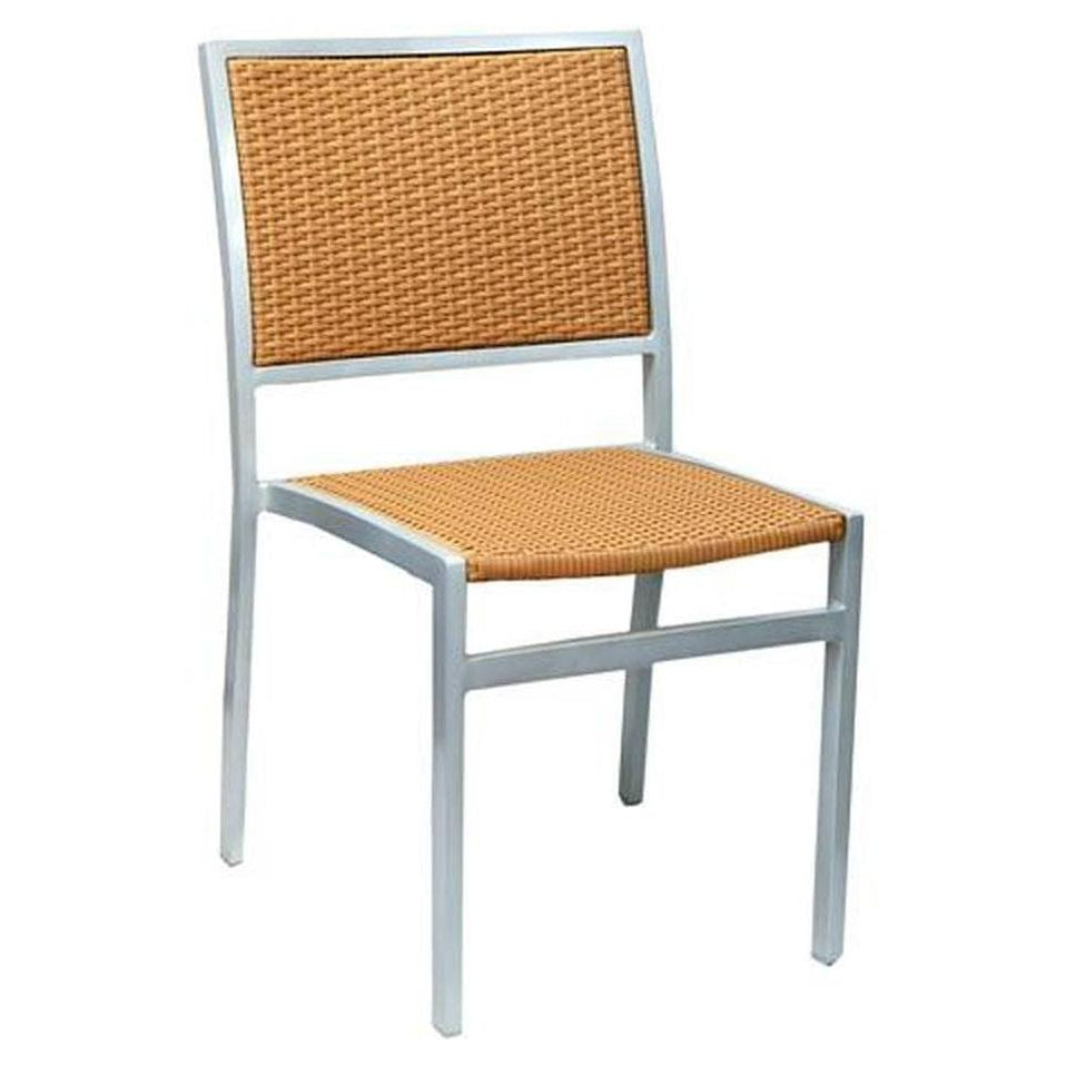 Chaise exterior de ratán sintético