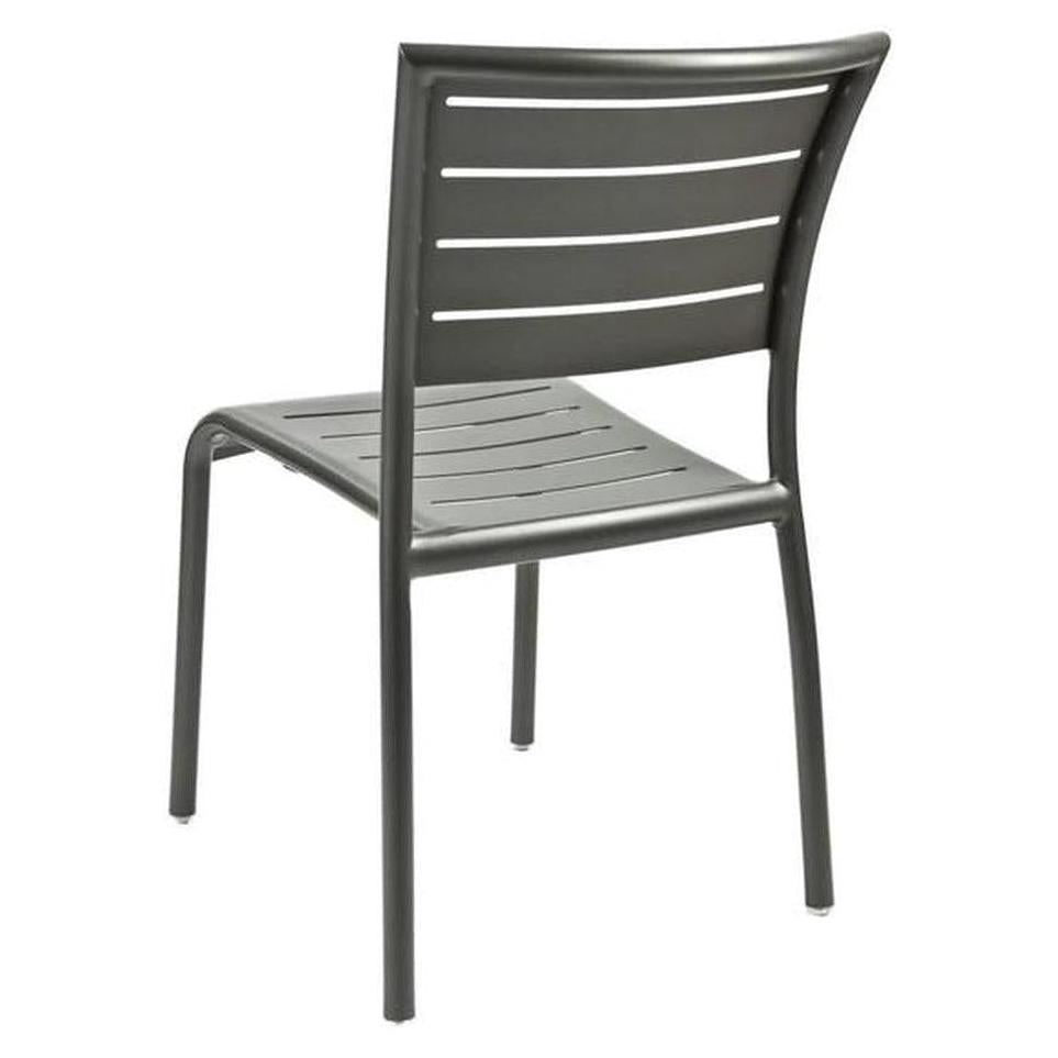 Chaise exterior con estructura de aluminio