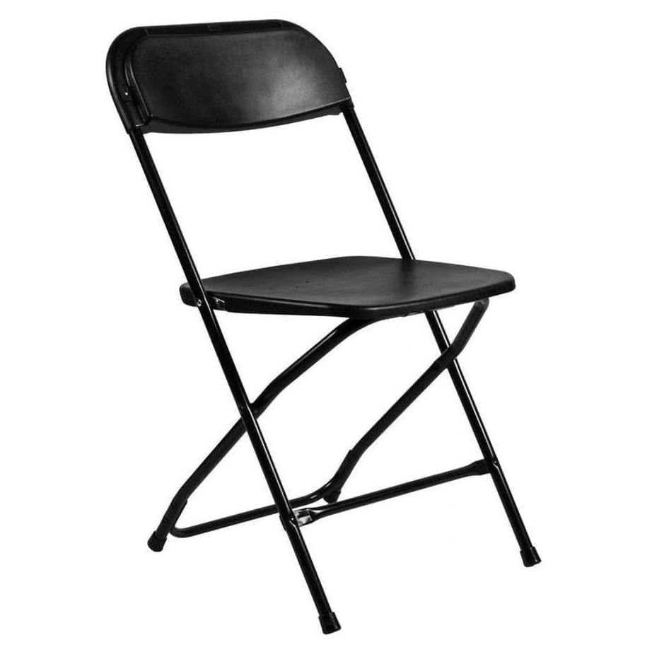 Sillas plegables de exterior de polipropileno con estructura de acero