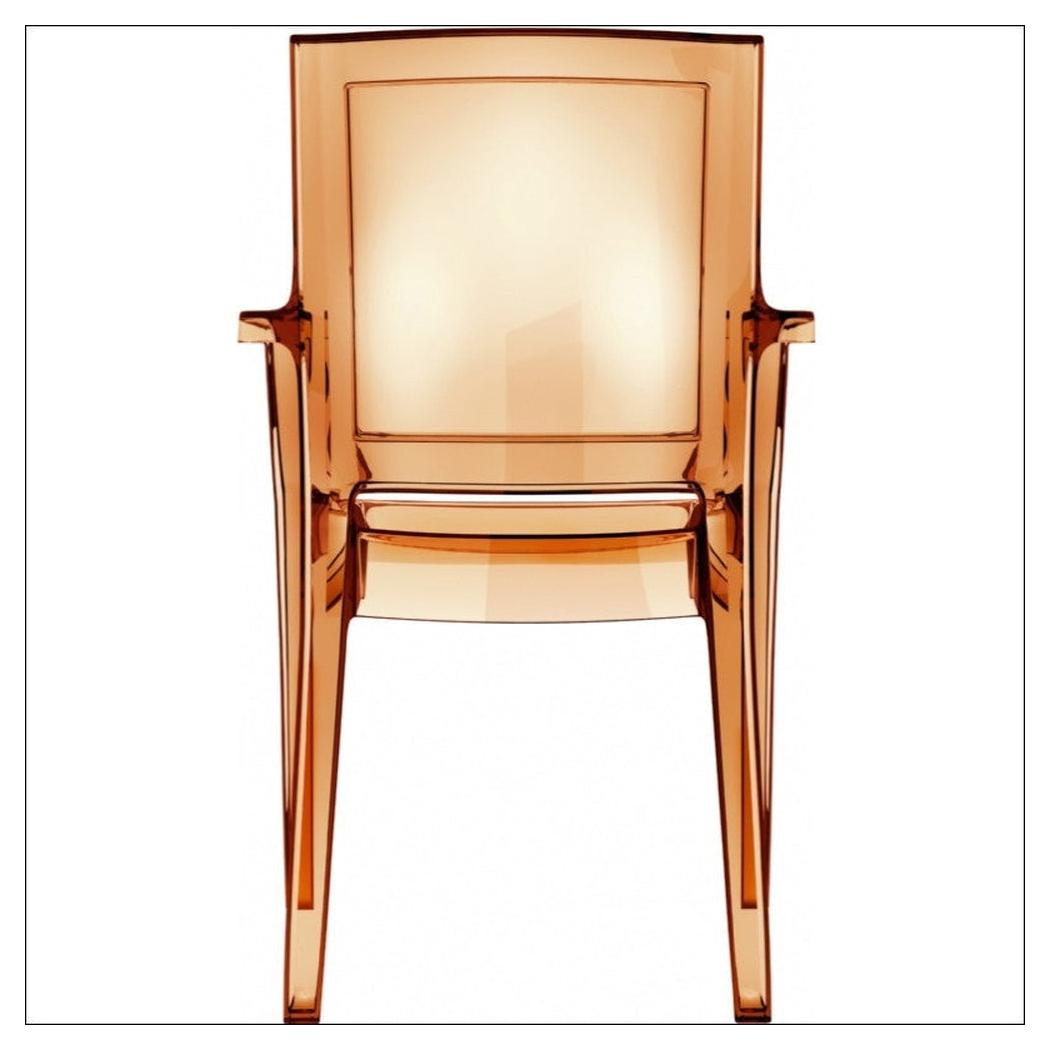 Chaise de repas extérieure DANI en polycarbonate design moderne