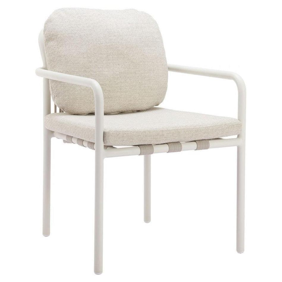 Chaise de repas extérieure MARCELINE rembourrée