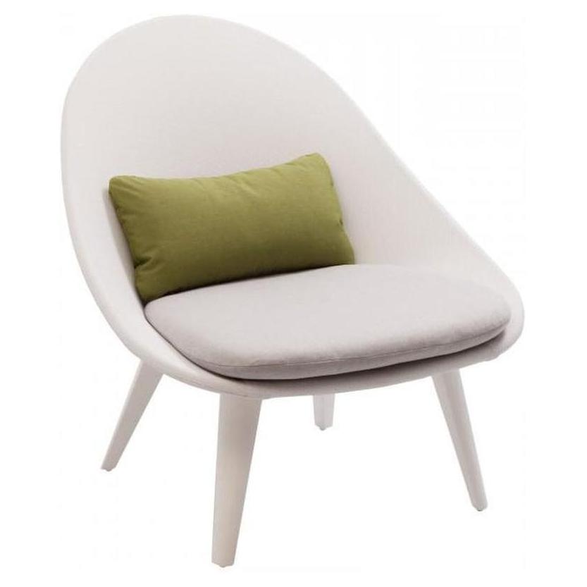 Fauteuil lounge extérieur DOMINGO avec pieds aluminium