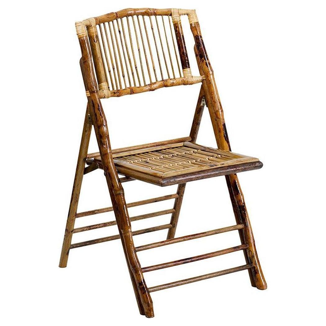 American folding bamboo lounge chair